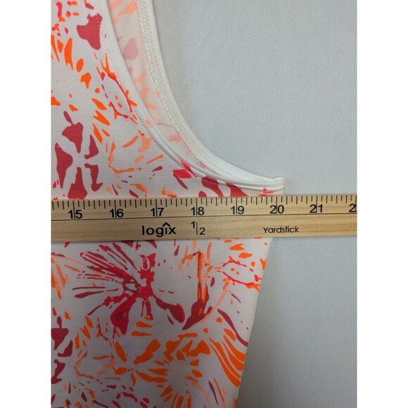 Under Armour Polo Shirt Womens XL White Active Sleeveless Golf UPF 30+ Anti Odor - Picture 11 of 11